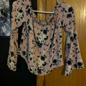 Off The Shoulder Floral Top